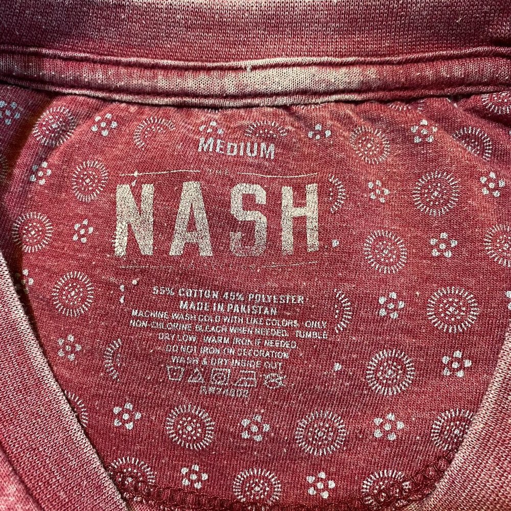 The Nash Collection Graphic Print Acid Wash T-Shirt - Picture 3 of 5
